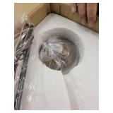 Antique Distressed Wood 4-Light Candle Style Hall Foyer Chandelier- Retail:$302.49