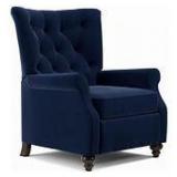 Copper Grove Velvet Push Back Recliner Chair- Retail:$549.99