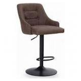 Maison Adjustable Faux Leather Swivel Bar Stool- Brown - Retail:$115.99