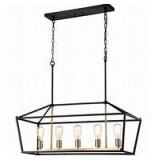 5-light Linear Island Fixture- Retail:$267.99