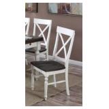The Gray Barn Crooked Cottage X-back Dining Chair (Set of 2)- Retail:$281.49