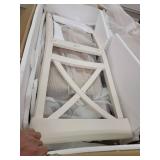 The Gray Barn Crooked Cottage X-back Dining Chair (Set of 2)- Retail:$281.49