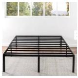 14 inch Metal Platform Bed Frame By Crown Comfort - Full