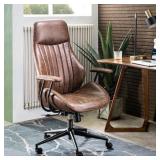 Ovios Ergonomic Office Chair Computer Desk Chair Suede Fabric Desk Chair with Lumbar Support for Executive or Home Office - Retail:$257.49