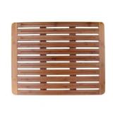 Natural Bamboo 20 x 26 Wood Nonskid Bath Mat WA009