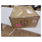 36 Pack Clear Plastic Stackable Shoe Storage Boxes White- Retail:$85.49