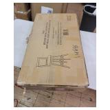 Boraam 24" Melrose Counter Stool, Driftwood Cream Wire Brushed & Ivory