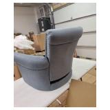 Brice Vintage Scroll Arm Studded Fabric Club Chair by Christopher Knight Home- Retail:$225.99