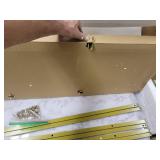 Tribesigns 3-Tier Console Table, Gold Sofa Entry Table with Faux Marble Top and Gold Metal Frame- Retail:$206.49