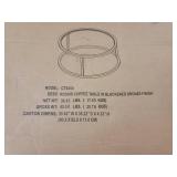 Silver Orchid Stossel Round Coffee Table- Retail:$184.99