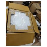 Adore Decor Arlan End Table Nightstand with Drawers, Solid Wood Living Room Storage, Fully Assembled, Gray- Retail:$149.49