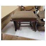 HomCom Nursery Glider Slider Rocking Chair with Ottoman Set- Retail:$248.99