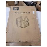 PAWLAND 144-inch Extra Wide 30-inches Tall Dog gate with Door Walk Through, Freestanding Pet Pen, Support Feet Included- Retail:$141.99