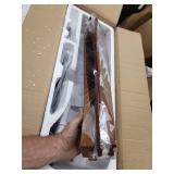 ExBrite 52" Solid Wood AC/DC Integrated LED Ceiling Fan with Light & Remote Control- Retail:$229.99