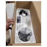 ExBrite 52" Solid Wood AC/DC Integrated LED Ceiling Fan with Light & Remote Control- Retail:$229.99