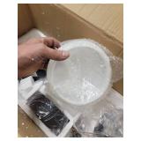 ExBrite 52" Solid Wood AC/DC Integrated LED Ceiling Fan with Light & Remote Control- Retail:$229.99