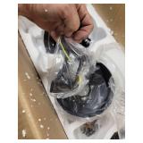 ExBrite 52" Solid Wood AC/DC Integrated LED Ceiling Fan with Light & Remote Control- Retail:$229.99