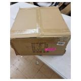 36 Pack Clear Plastic Stackable Shoe Storage Boxes White- Retail:$85.49