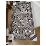 Madison Park Botanical Panel Carved Wall 2 Piece Set- Retail:$97.99
