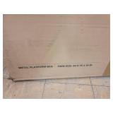 Sleep Master Platform Metal Bed Frame/Mattress Foundation, Twin