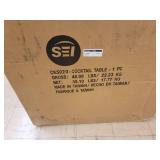 Silver Orchid Grant Goldtone Glass Top Coffee Table- Retail:$239.99