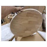 (Top Only)30" Round Top Pedestal Counter Height Table Top Unfinished