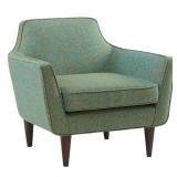 Madison Park Taye Blue/ Green Mid Century Accent Chair- Retail:$371.44