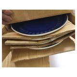 Euro Ceramica Fez Reactive 16 Piece Crackle-Glaze Stoneware Dinnerware Set (Service for 4)- Retail:$79.98