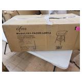 OFM 161 Collection Mid Century Modern 26" Low Back Bentwood Frame Stool, Fabric Upholstery, 2 Pack- Retail:$224.99