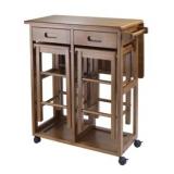 Suzanne 3-Pc Space Saver Set Teak- Retail:$222.99