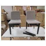 Lifestorey Pavia Dining Chair (Set of 2) - Black