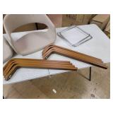 OFM 161 Collection Mid Century Modern 26" Low Back Bentwood Frame Stool, Fabric Upholstery, 2 Pack- Retail:$245.99