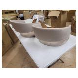 OFM 161 Collection Mid Century Modern 26" Low Back Bentwood Frame Stool, Fabric Upholstery, 2 Pack- Retail:$245.99