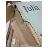 Julia 10 in. Queen Wood Platform Bed with Headboard