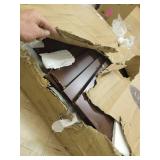 Everett Mahogany Finish Media Console - 44"W x 18"D x 34.25"H- Retail:$339.99