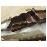 Everett Mahogany Finish Media Console - 44"W x 18"D x 34.25"H- Retail:$339.99