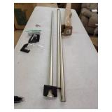 Copper Grove Pomorie Outdoor Curtain Rod and Finial Set