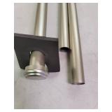 Copper Grove Pomorie Outdoor Curtain Rod and Finial Set