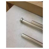 Copper Grove Pomorie Outdoor Curtain Rod and Finial Set