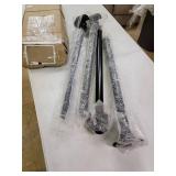 (LEGS ONLY)42" x 24" Kee Folding Training Table Legs- Black- Finish-