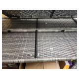 Out Sunny Gray Outdoor Wicker Coffee Table