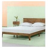 Julia 10 in. Queen Wood Platform Bed with Headboard