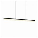 LED Modern Black Acrylic Linear Pendant Lamp - 47.64 x 4.72 x 59.2 IN- Retail:$189.99