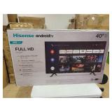 Hisense - 40" Class H55 Series LED Full HD Smart Android TV