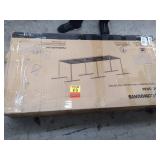 FLEXIMOUNTS 4x8 Overhead Garage Storage Rack without Decking Adjustable Ceiling Garage Rack Heavy Duty, 600lbs Weight Capacity 96" Length x 48" Width x (22