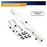 Marcy Standard Size Curl Bar and Dumbbell Handle Set with 6 Spring Collars SDC-10.1