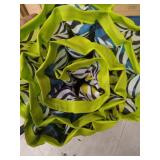 Camco 51906 Pool and Beach Mat with Travel and Storage Straps 24 x 72, Teal Blue &green and white