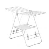 Honey-Can-Do Folding Metal Clothes Drying Rack, White