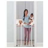 Regalo Easy Step Extra Tall Walk Thru Baby Gate, Includes 4-Inch Extension Kit, 4 Pack of Pressure Mount Kit and 4 Pack Wall Cups and Mounting Kit