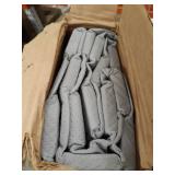 Mayton Heavy Duty Standard Mattress Support Wooden Bunkie/slats with covers Queen size GREY